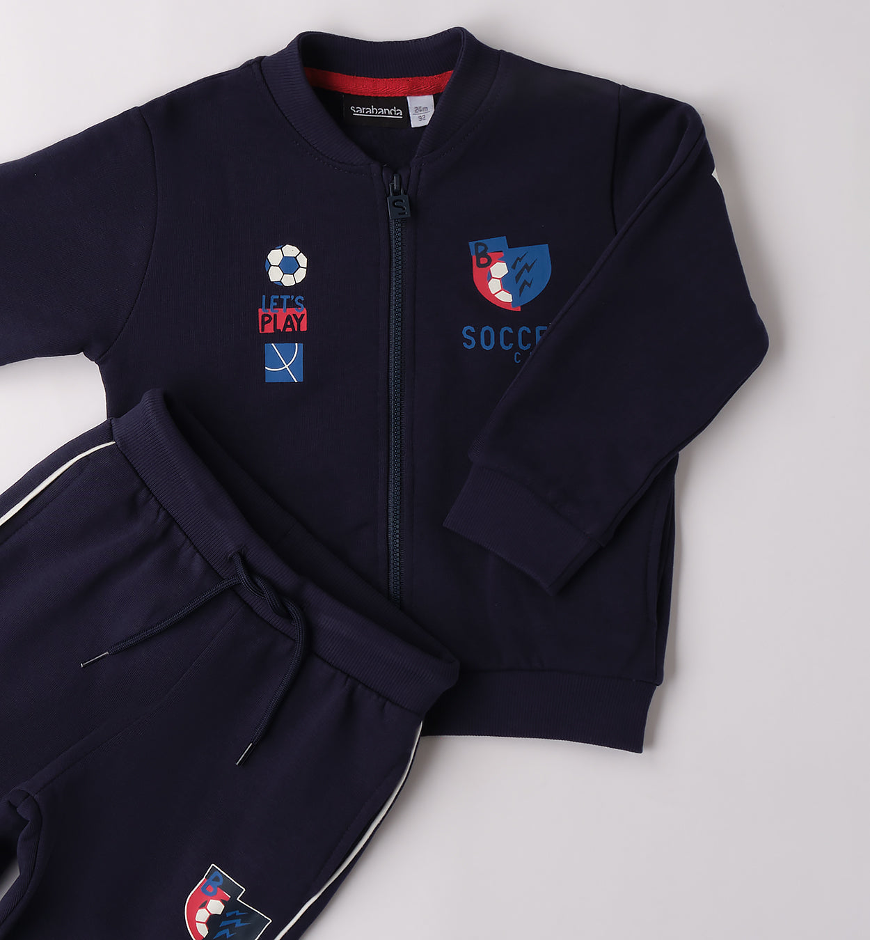 0F001 TUTA JOGGING DUE PEZZI BAMBINO SARABANDA