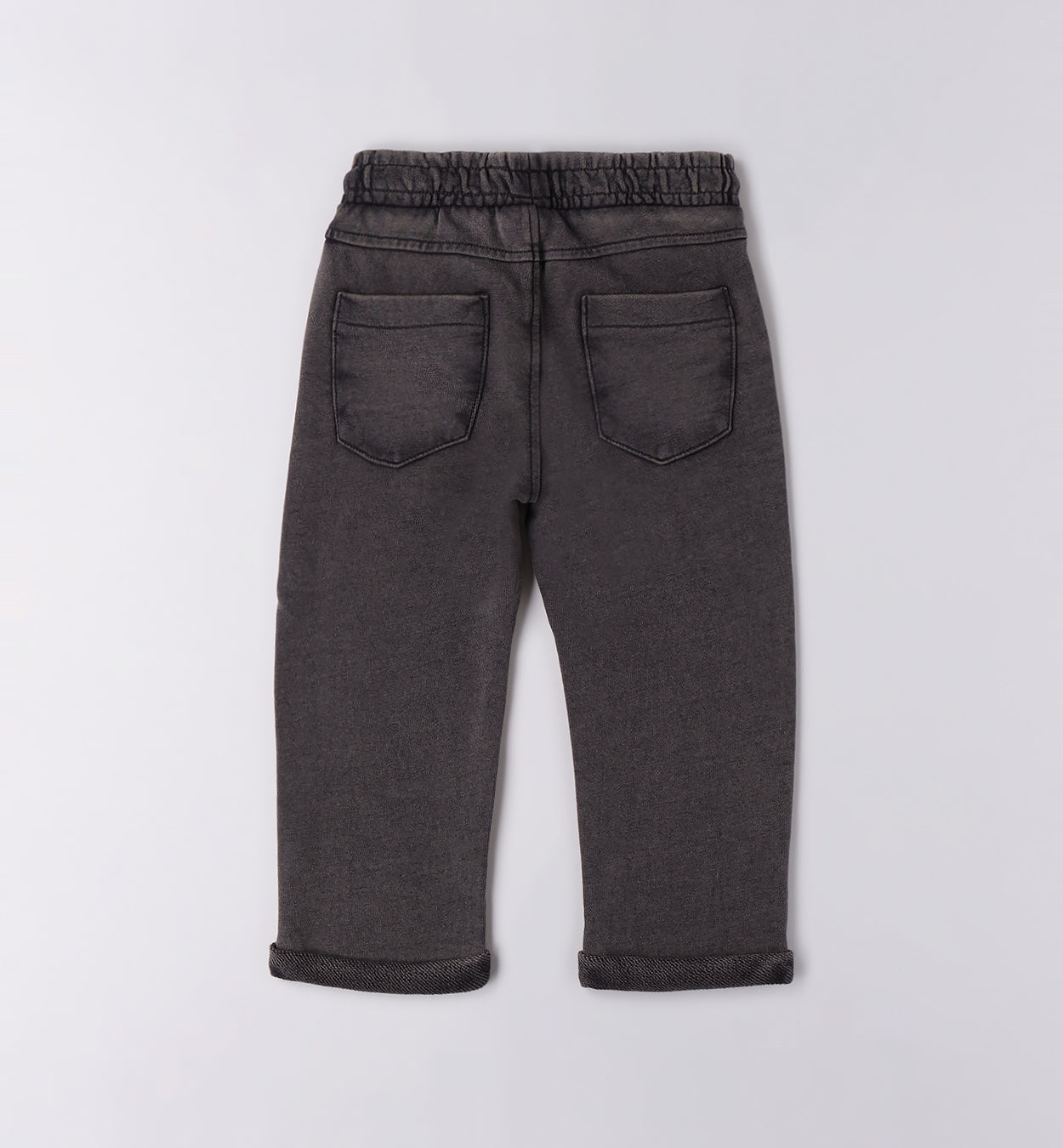 0F045 PANTALONE MAGLIA TAGLIATA LUNGO BAMBINO SARABANDA