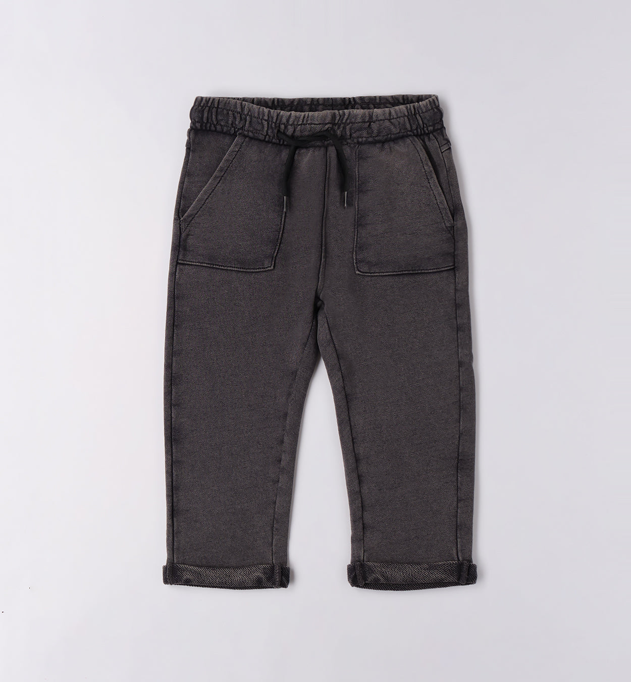 0F045 PANTALONE MAGLIA TAGLIATA LUNGO BAMBINO SARABANDA