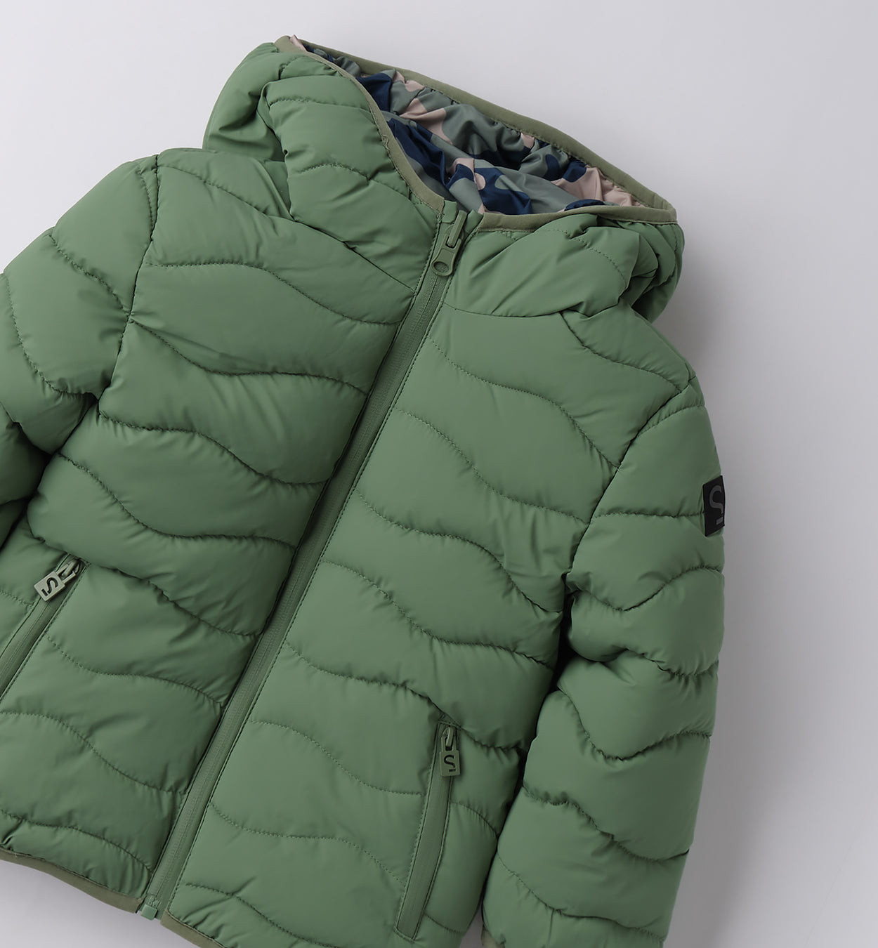 0F050 GIUBBOTTO IMBOTTITO TESSUTO TERMICO BAMBINO SARABANDA