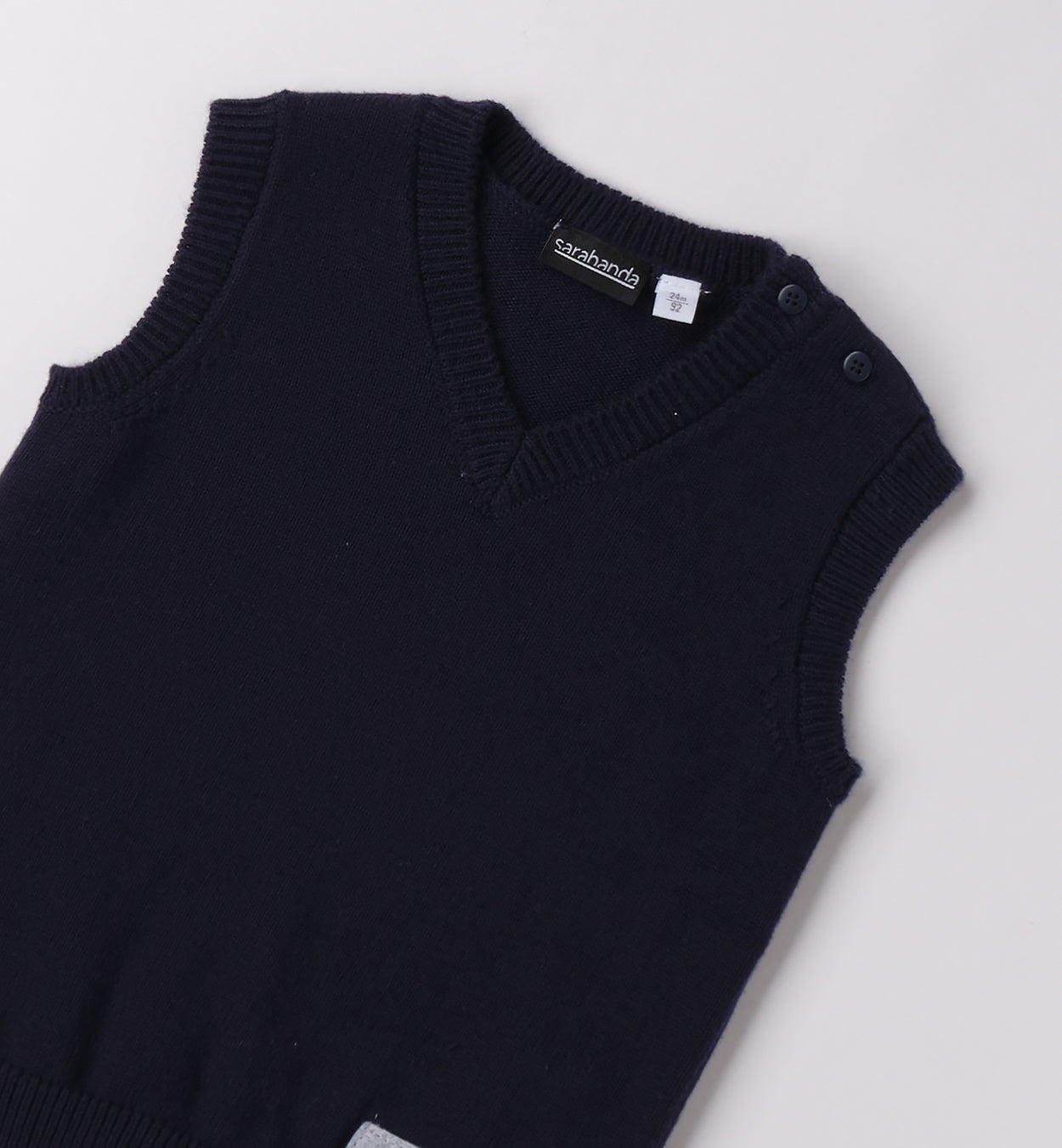 0F101 GILET MAGLIA BAMBINO SARABANDA