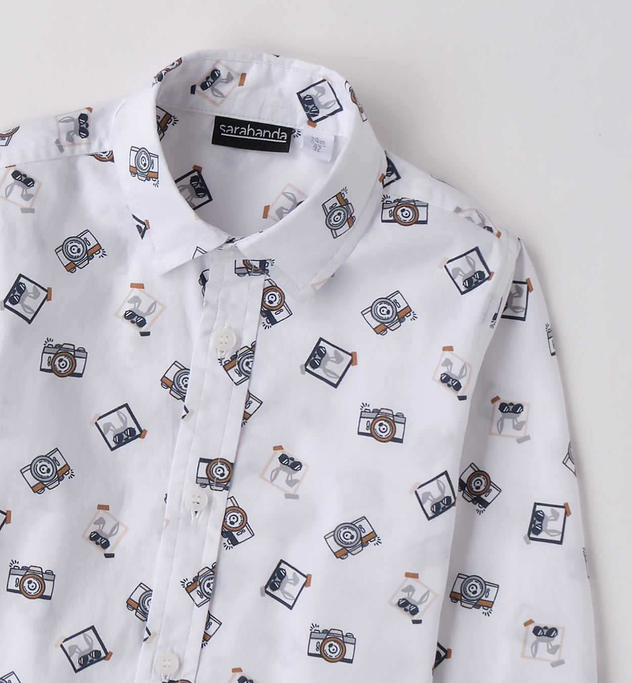 0F121 CAMICIA ML BAMBINO SARABANDA