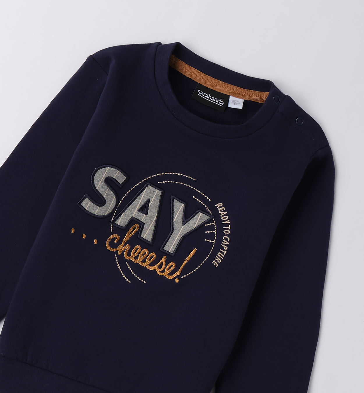 0F132 FELPA CHIUSA CON O SENZA CAPPUCCIO BAMBINO SARABANDA