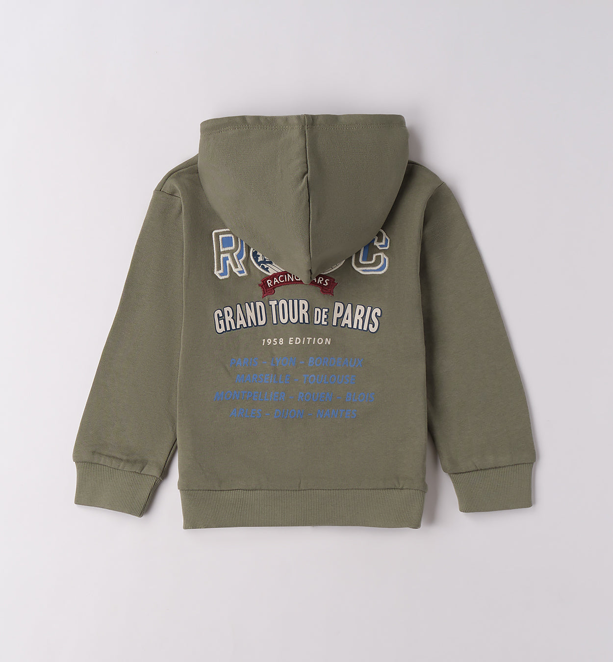 0F140 FELPA APERTA ML CON ZIP O CON BOTTONI BAMBINO SARABANDA