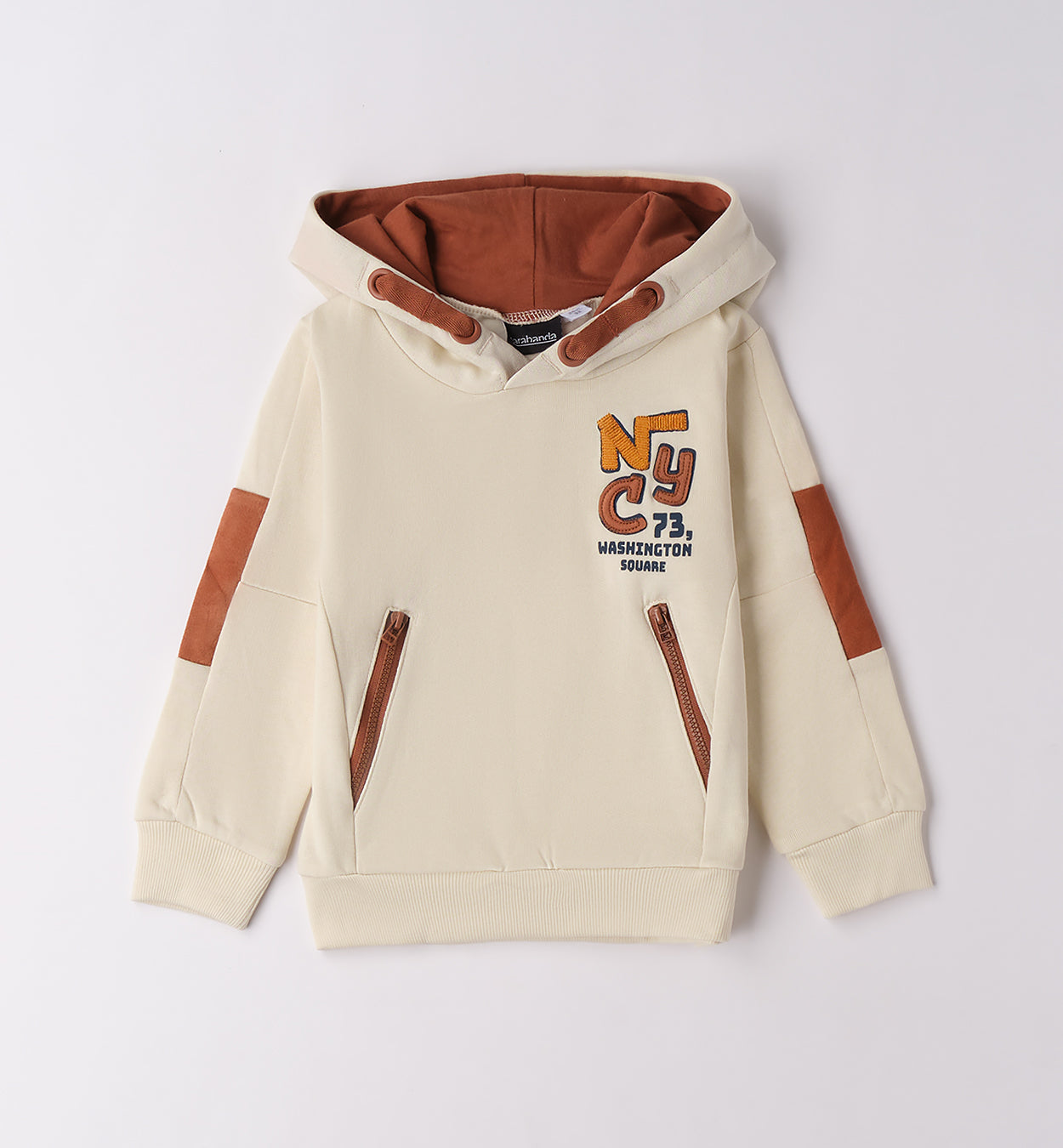 0F146 FELPA CHIUSA CON O SENZA CAPPUCCIO BAMBINO SARABANDA