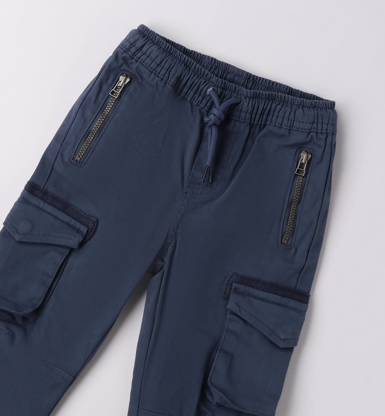 0F168 PANTALONE TESSUTO NAVETTA LUNGO BAMBINO SARABANDA