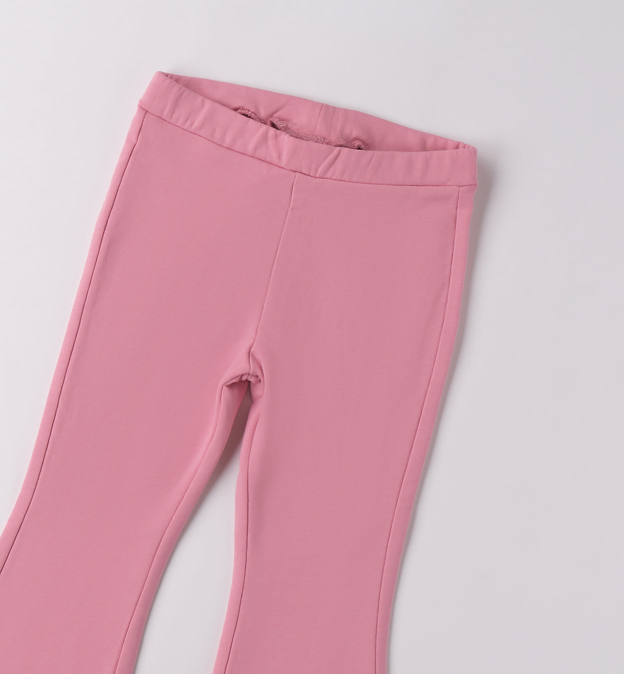 0F234 PANTALONE MAGLIA TAGLIATA LUNGO BAMBINA SARABANDA