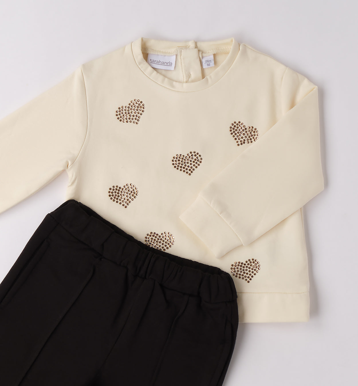 0F246 TUTA JOGGING DUE PEZZI BAMBINA SARABANDA