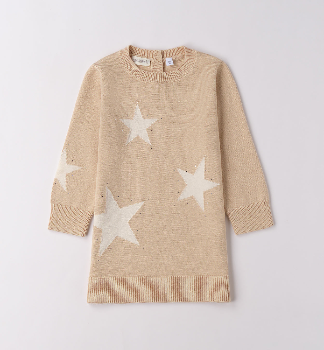 0F338 ABITO TRICOT CON MANICA BAMBINA SARABANDA