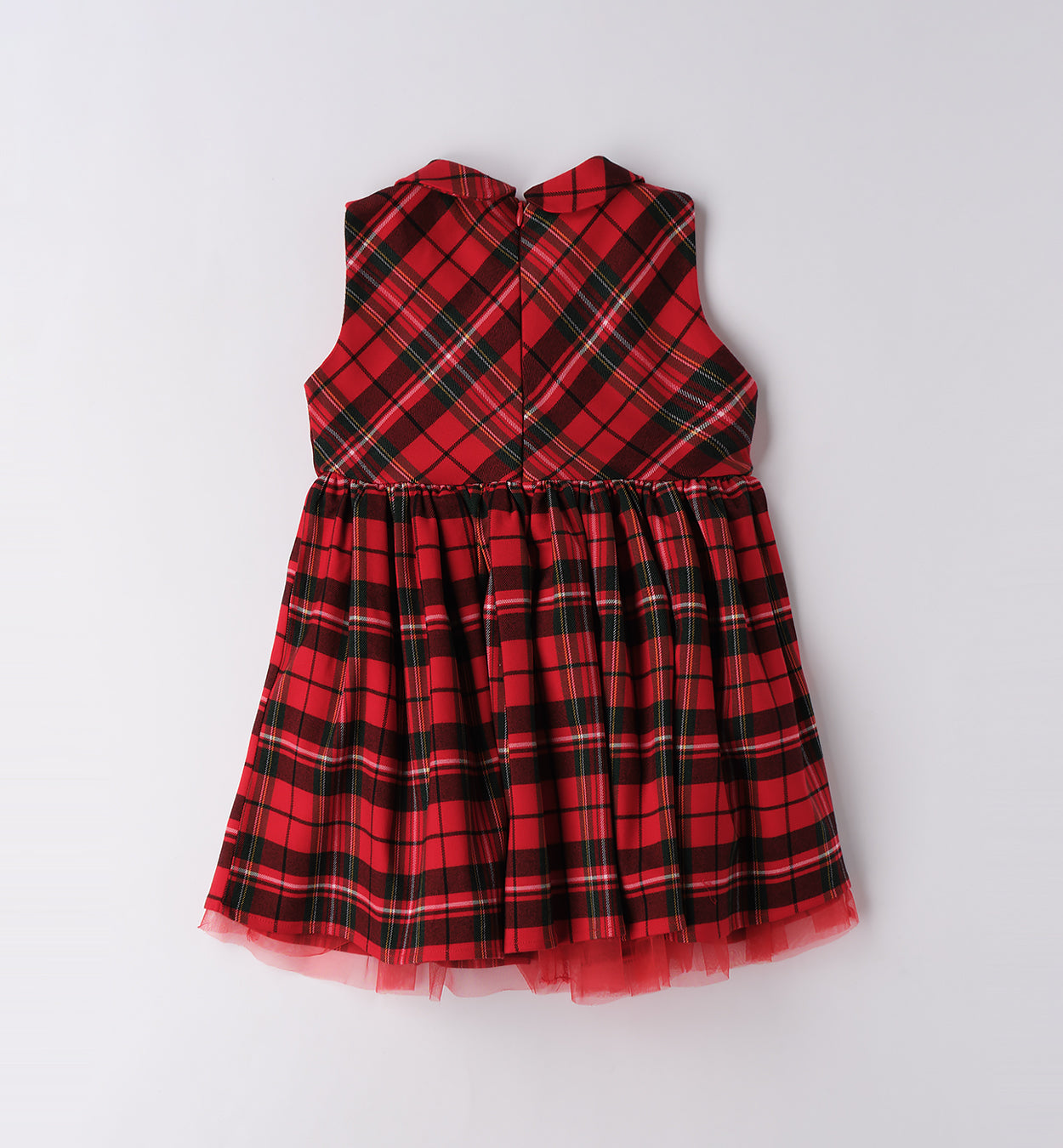 0F342 ABITO TESSUTO NAVETTA SENZA MANICA BAMBINA SARABANDA