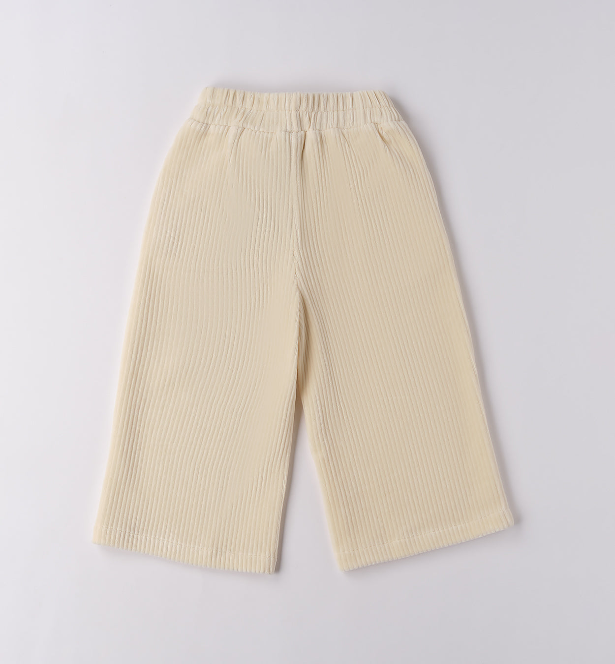 0F356 PANTALONE MAGLIA TAGLIATA LUNGO BAMBINA SARABANDA