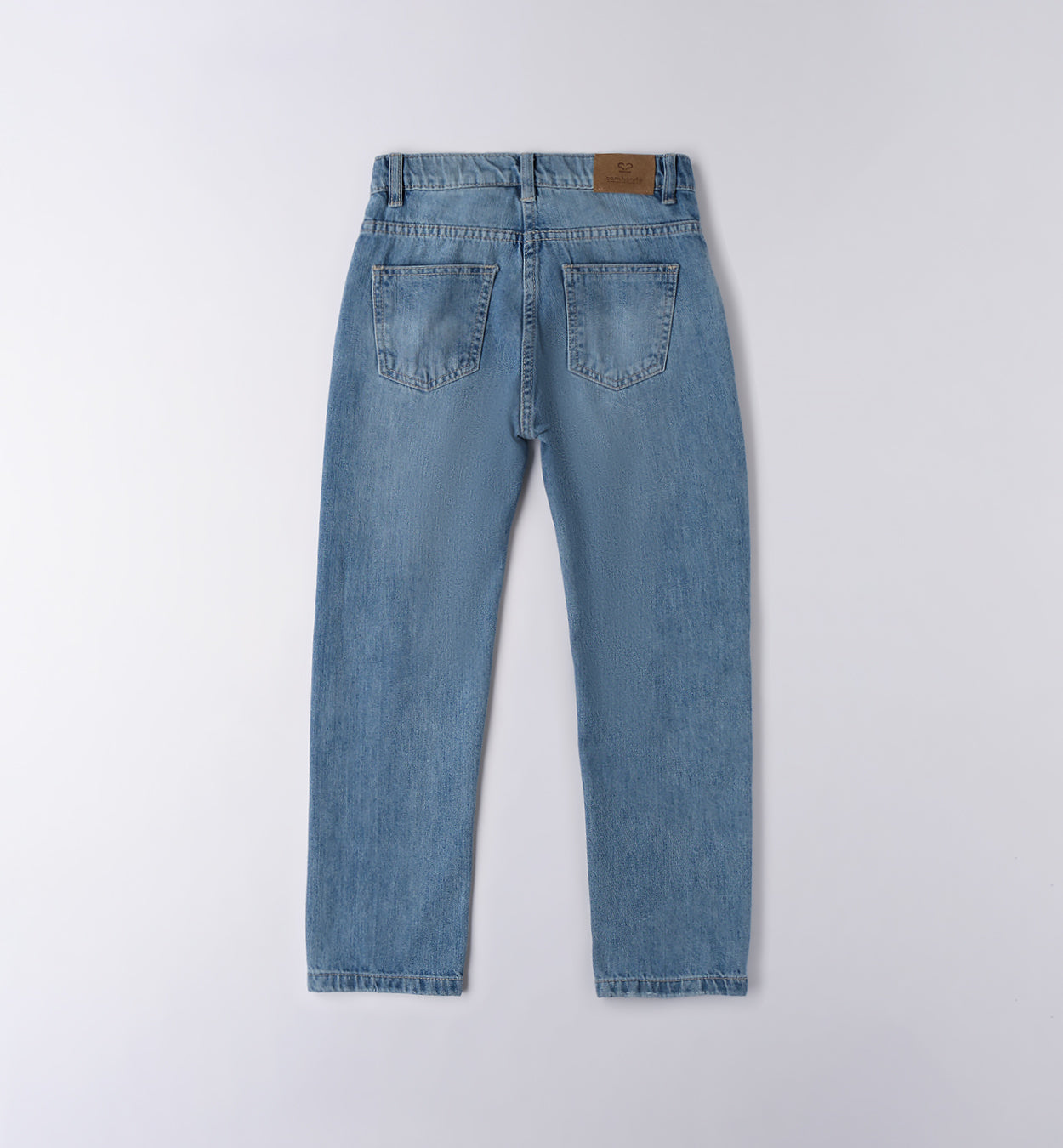 0F460 PANTALONE DENIM LUNGO RAGAZZA SARABANDA