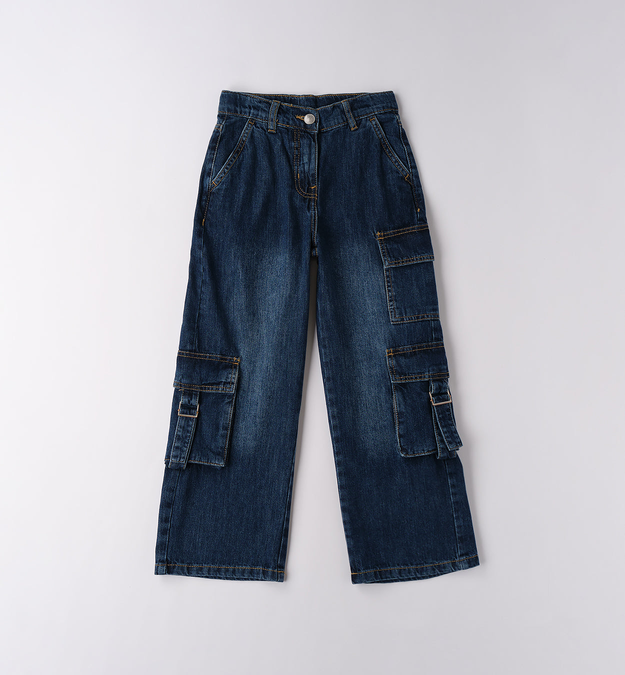 0F461 PANTALONE DENIM LUNGO RAGAZZA SARABANDA