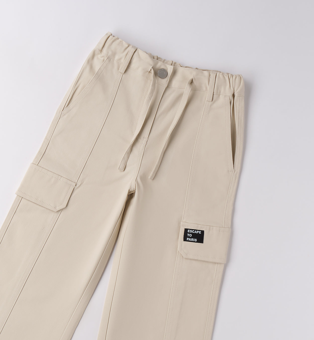 0F462 PANTALONE TESSUTO NAVETTA LUNGO RAGAZZA SARABANDA