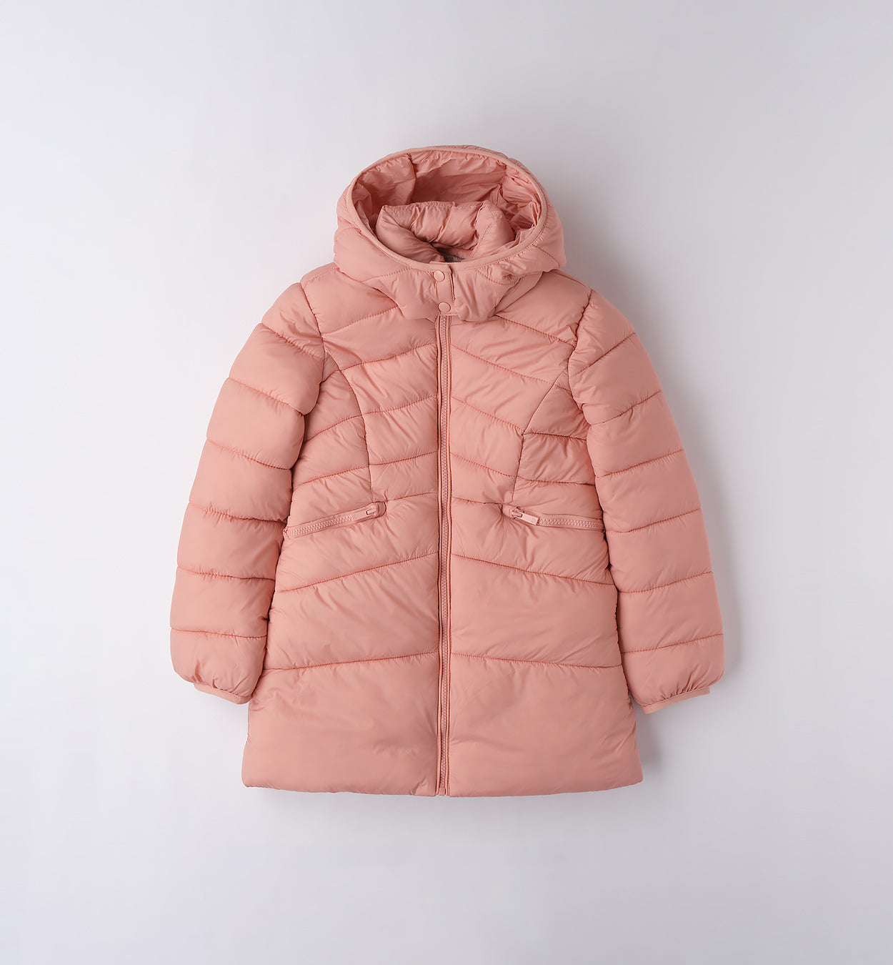 0F493 GIUBBOTTO IMBOTTITO TESSUTO TERMICO BAMBINA SARABANDA