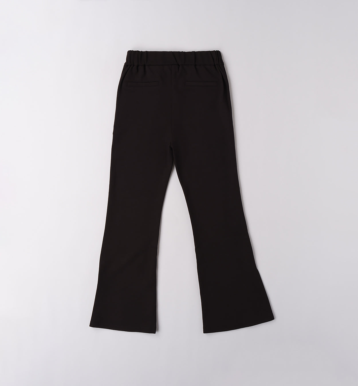 0F540 PANTALONE MAGLIA TAGLIATA LUNGO RAGAZZA SARABANDA