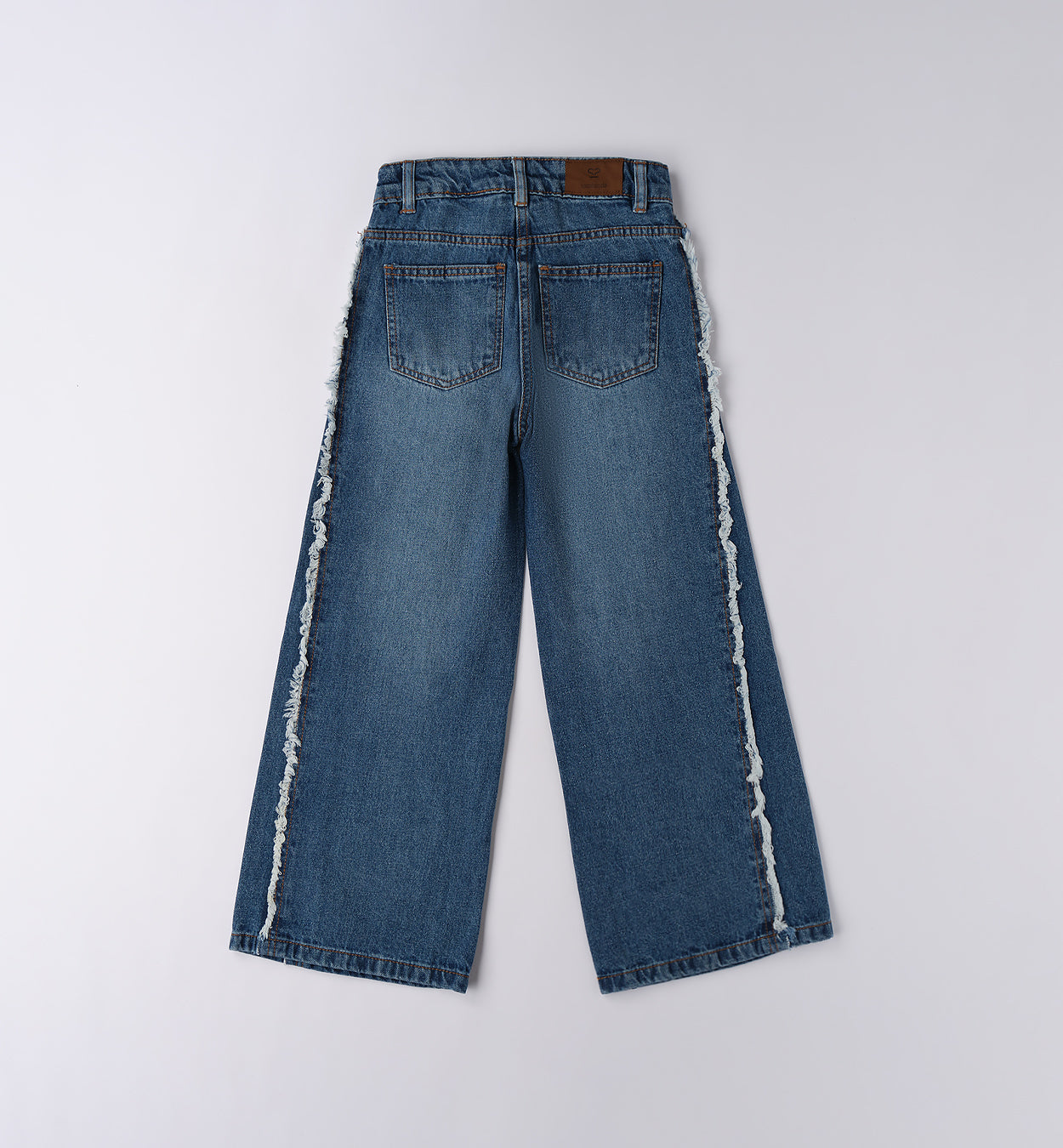 0F542 PANTALONE DENIM LUNGO RAGAZZA SARABANDA