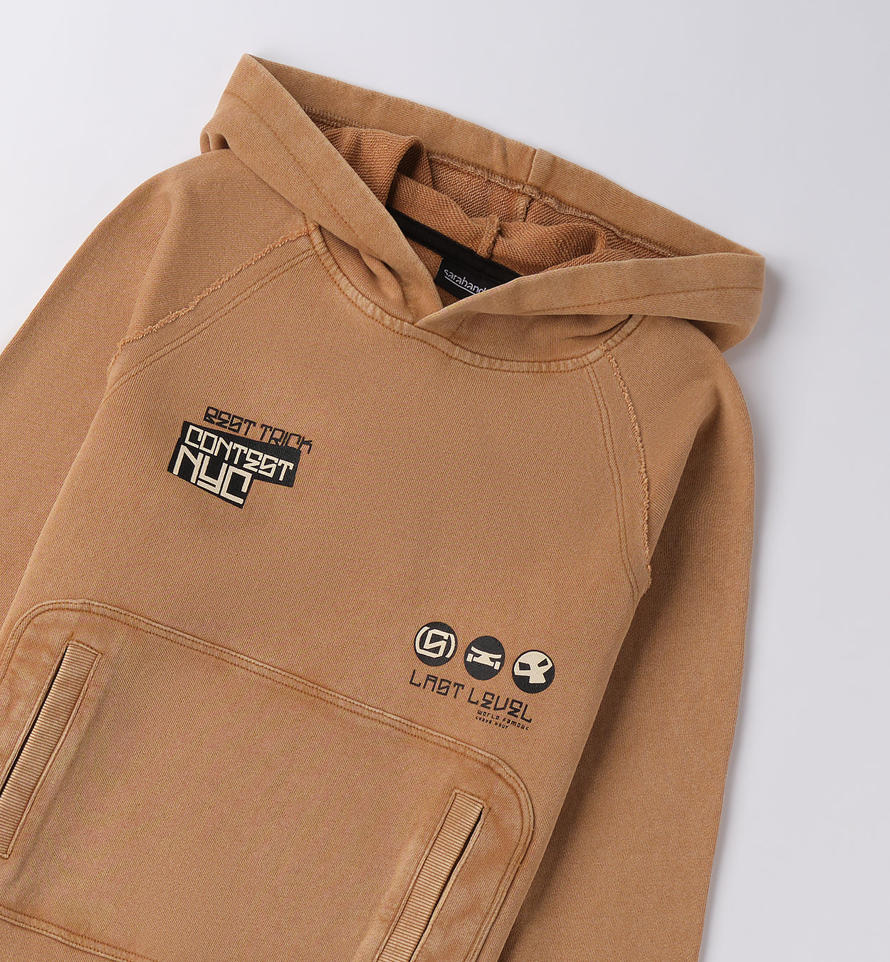 0F618 FELPA CHIUSA CON O SENZA CAPPUCCIO RAGAZZO SARABANDA