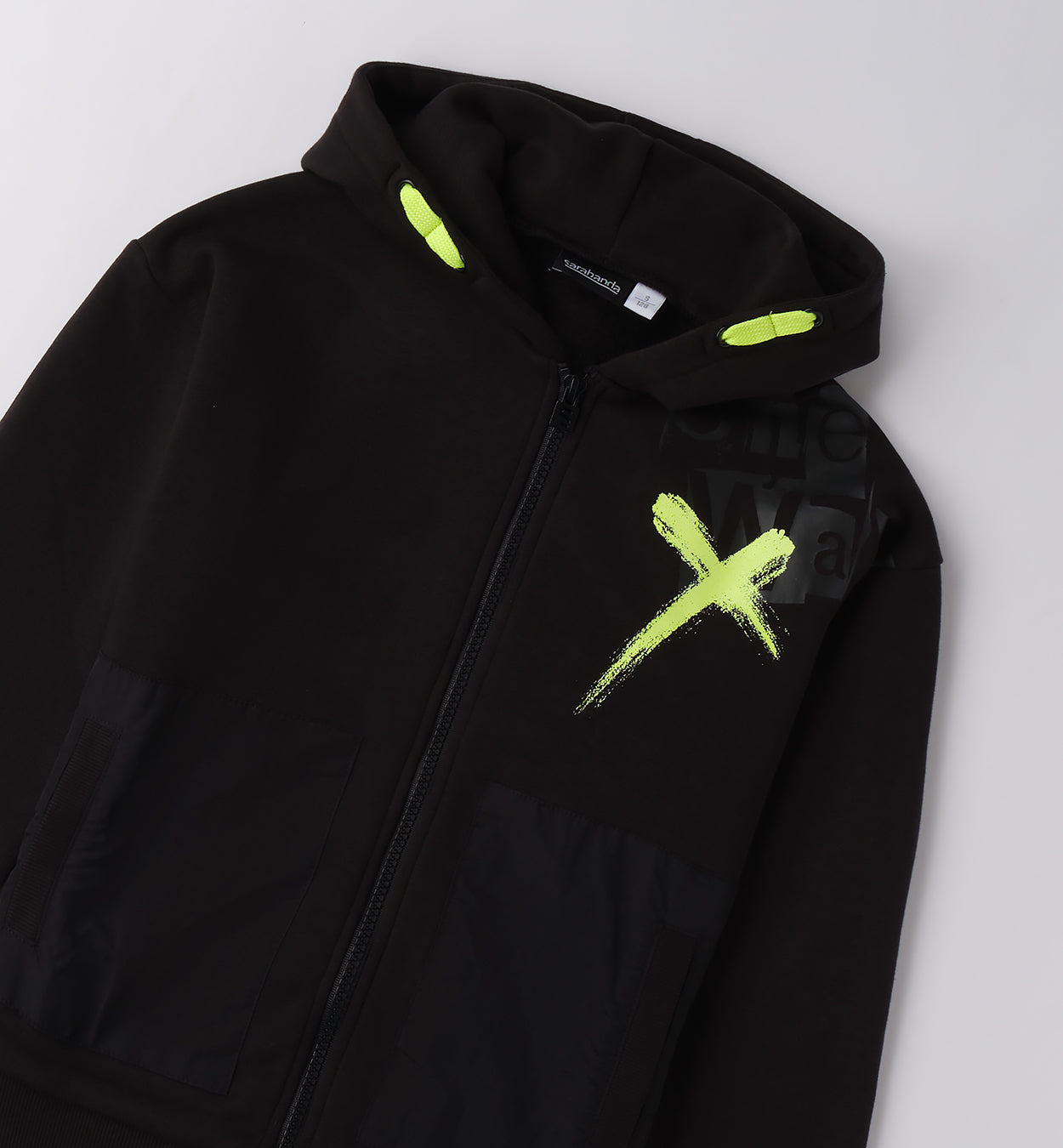 0F665 FELPA APERTA ML CON ZIP O CON BOTTONI RAGAZZO SARABANDA