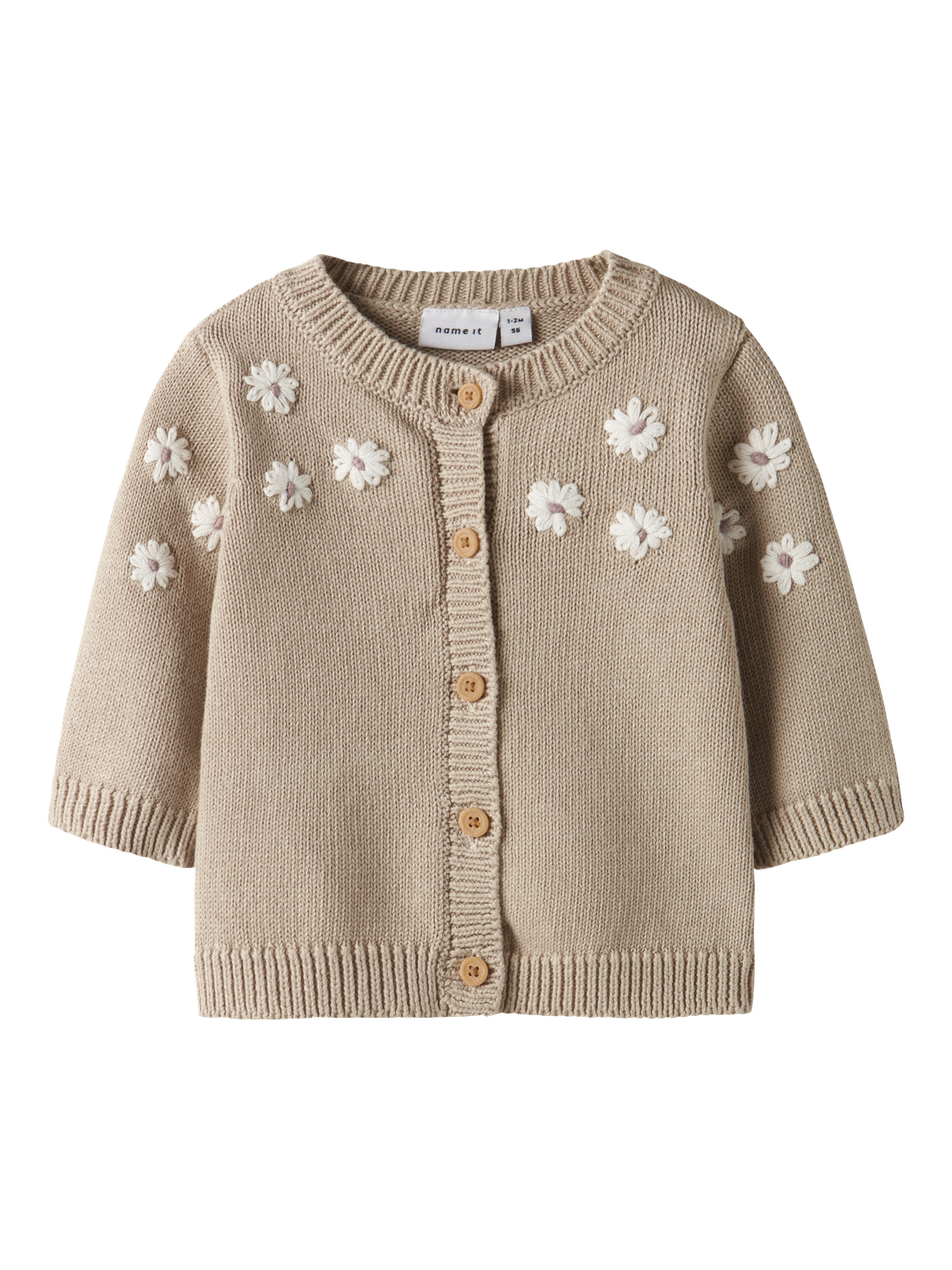 13245185 CARDIGAN CON FIORI NEONATA NAME IT