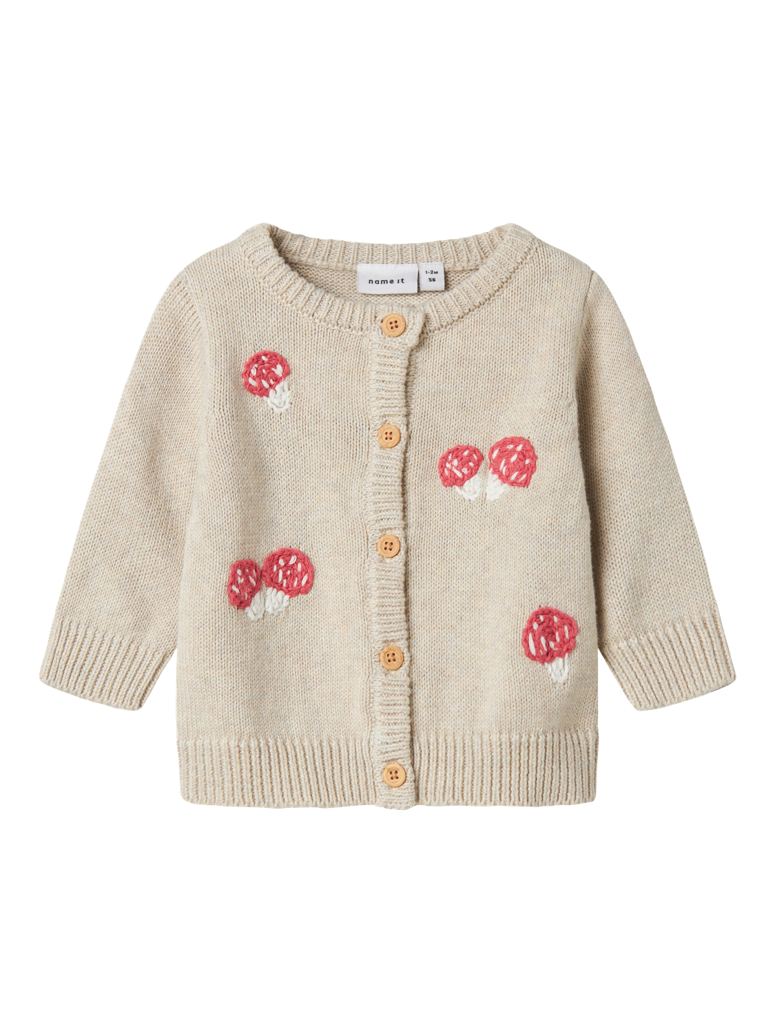 13245189 CARDIGAN NEONATA CON FUNGHI NAME IT