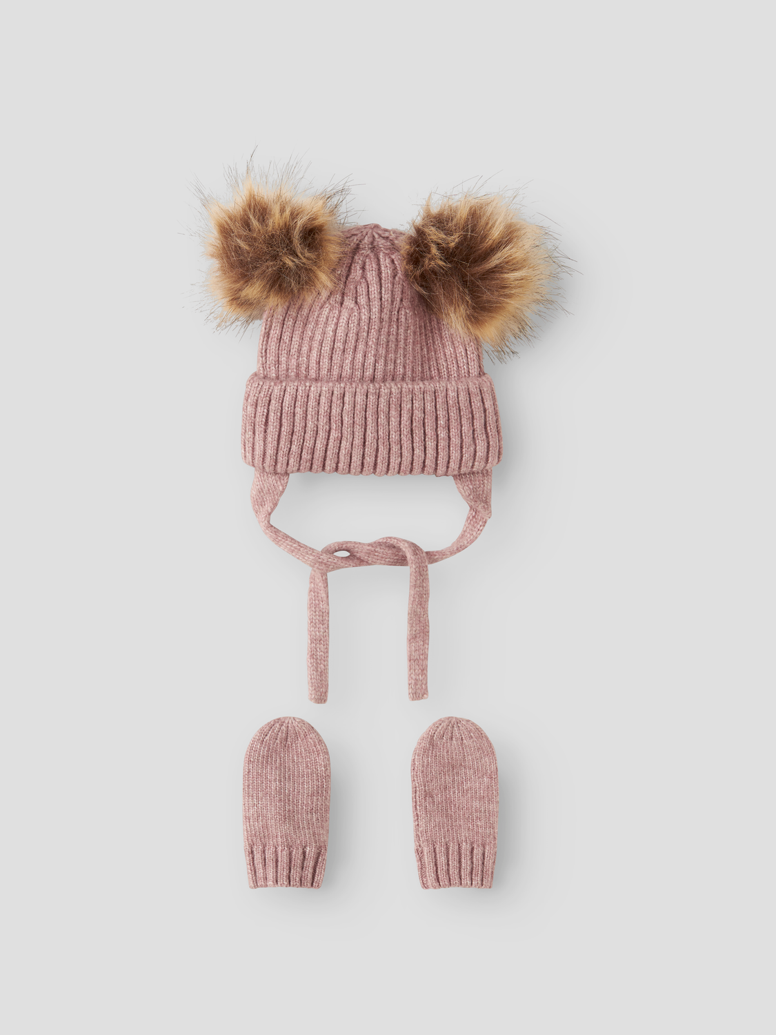 13245300 KIT CAPPELLO E GUANTI NEONATA NAME IT