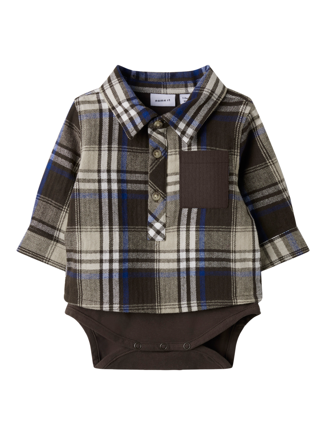 13246665 CAMICIA QUADRI NEONATO NAME IT