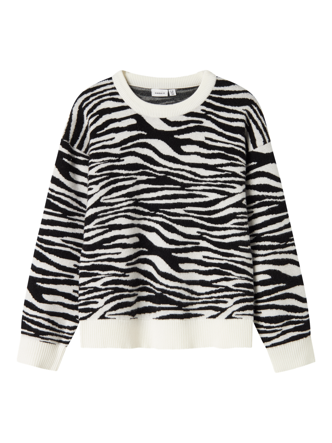 13247669 MAGLIONE ZEBRATO RAGAZZA NAME IT