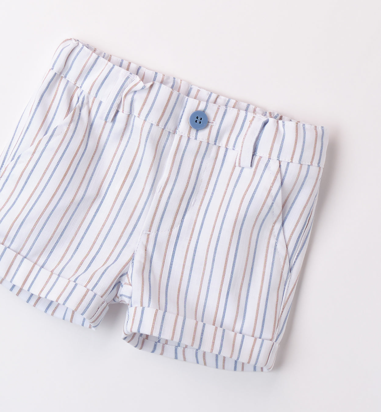 3B620 PANTALONE TESSUTO NAVETTA CORTO NEONATO