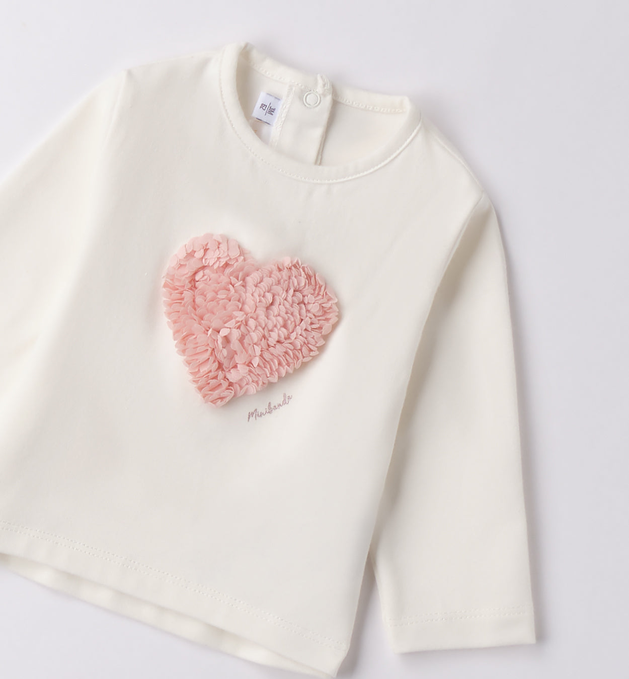 3F711 GIROCOLLO ML CUORE IN RILIEVO NEONATA SARABANDA