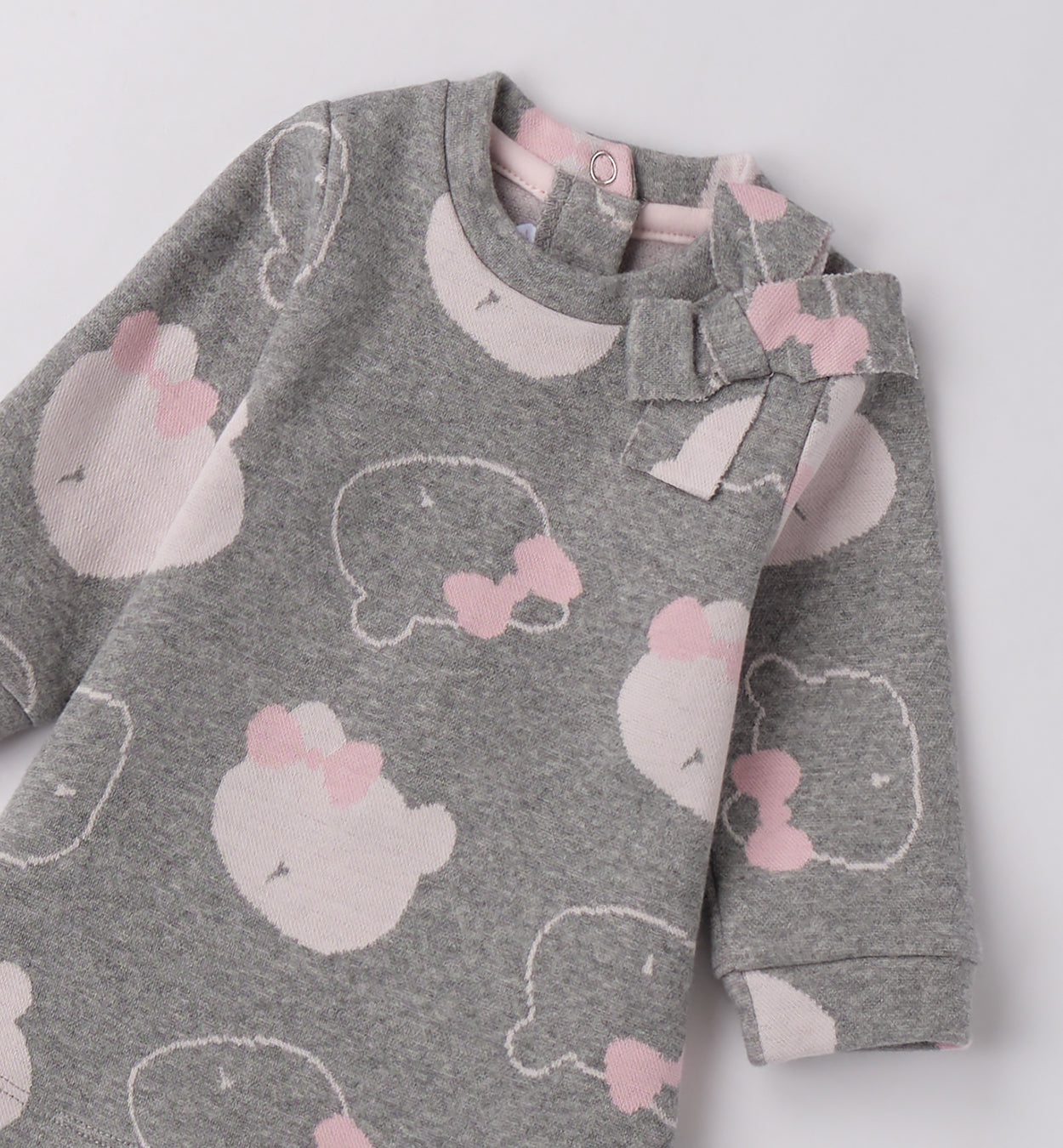 3F726 ABITO MAGLIA TAGLIATA CON MANICA NEONATA SARABANDA