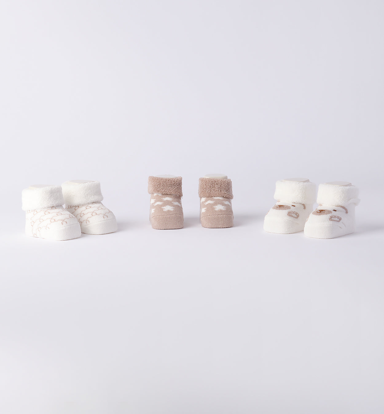 3F312 TRIS CALZINI NEONATO SARABANDA