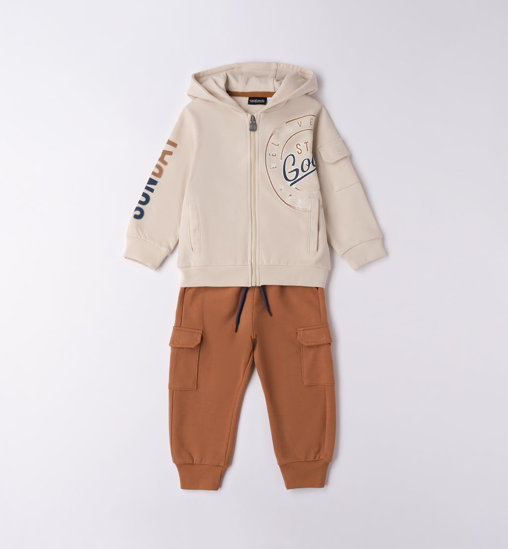 0F004 TUTA JOGGING DUE PEZZI BAMBINO SARABANDA