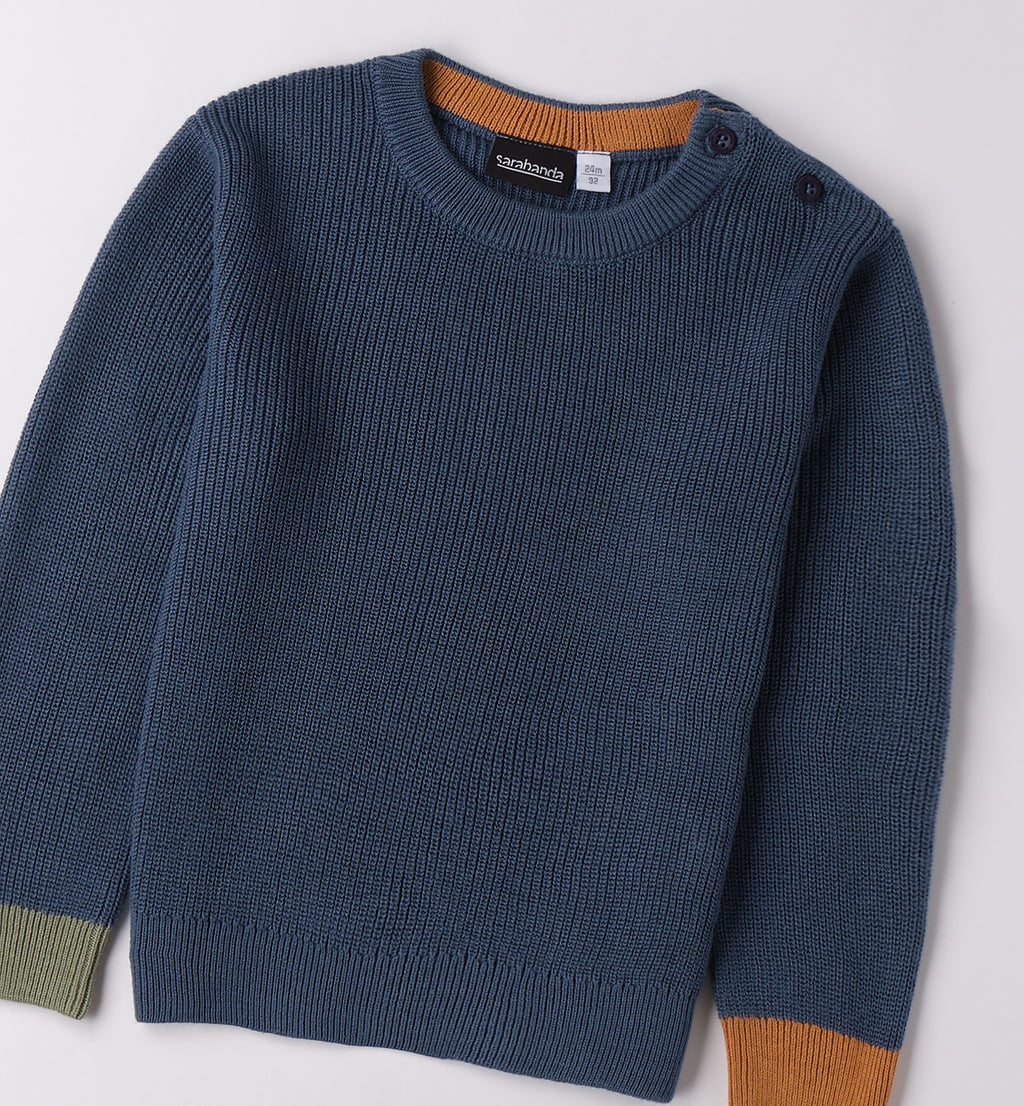 0F020 MAGLIONE BAMBINO PARICOLLO SARABANDA