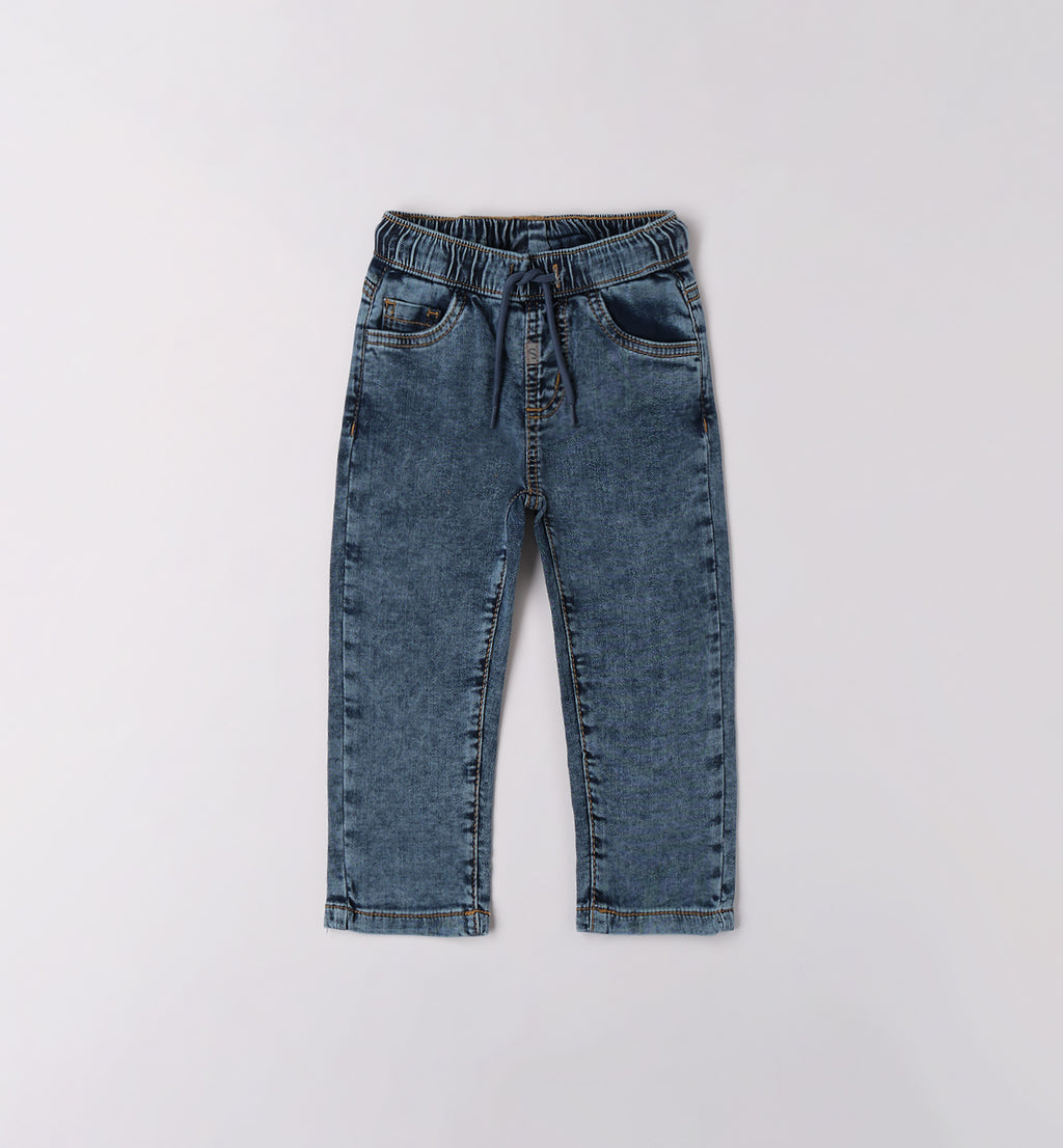 0F040 PANTALONE DENIM LUNGO BAMBINO SARABANDA