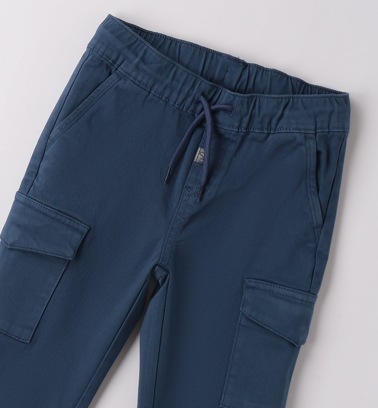 0F042 PANTALONE TESSUTO NAVETTA LUNGO BAMBINO SARABANDA