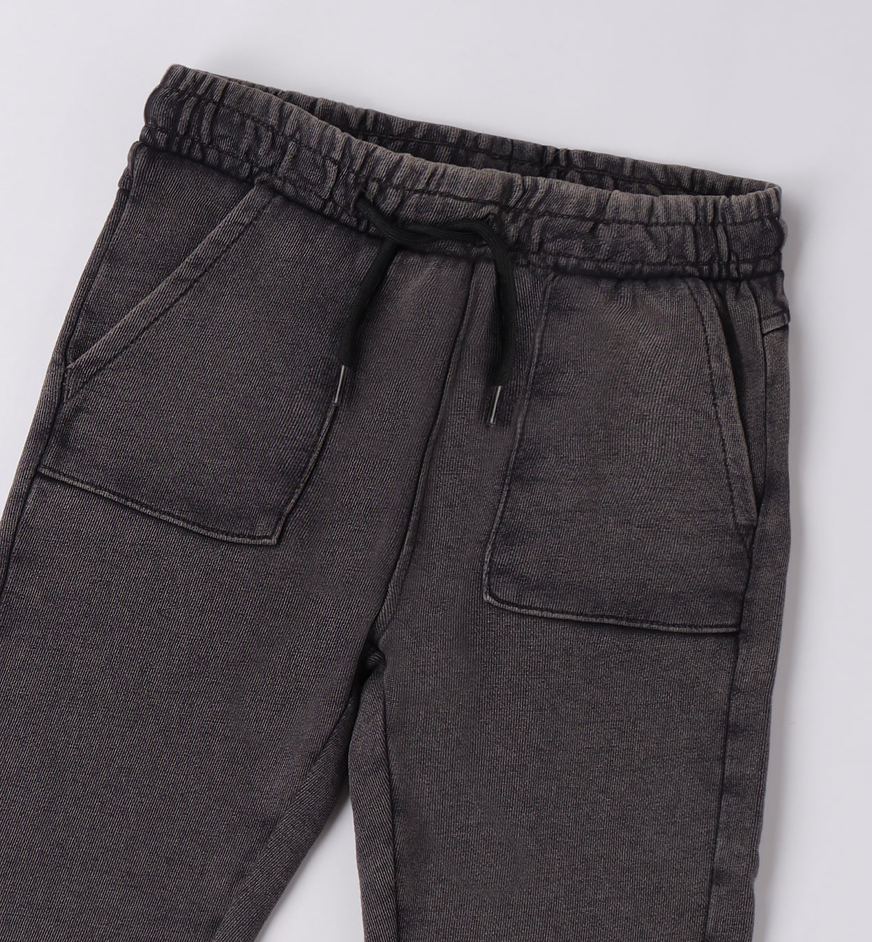 0F045 PANTALONE MAGLIA TAGLIATA LUNGO BAMBINO SARABANDA