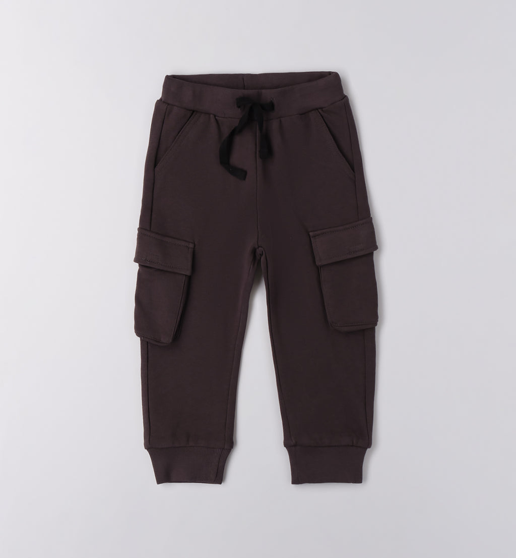 0F047 PANTALONE MAGLIA TAGLIATA LUNGO BAMBINO SARABANDA