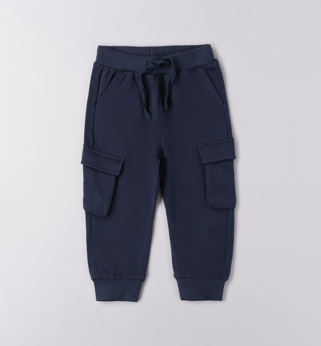 0F047 PANTALONE MAGLIA TAGLIATA LUNGO BAMBINO SARABANDA