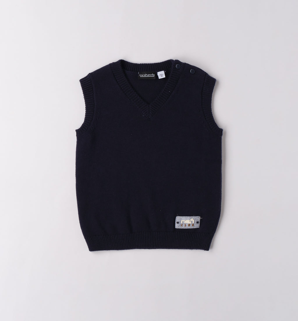0F101 GILET MAGLIA BAMBINO SARABANDA
