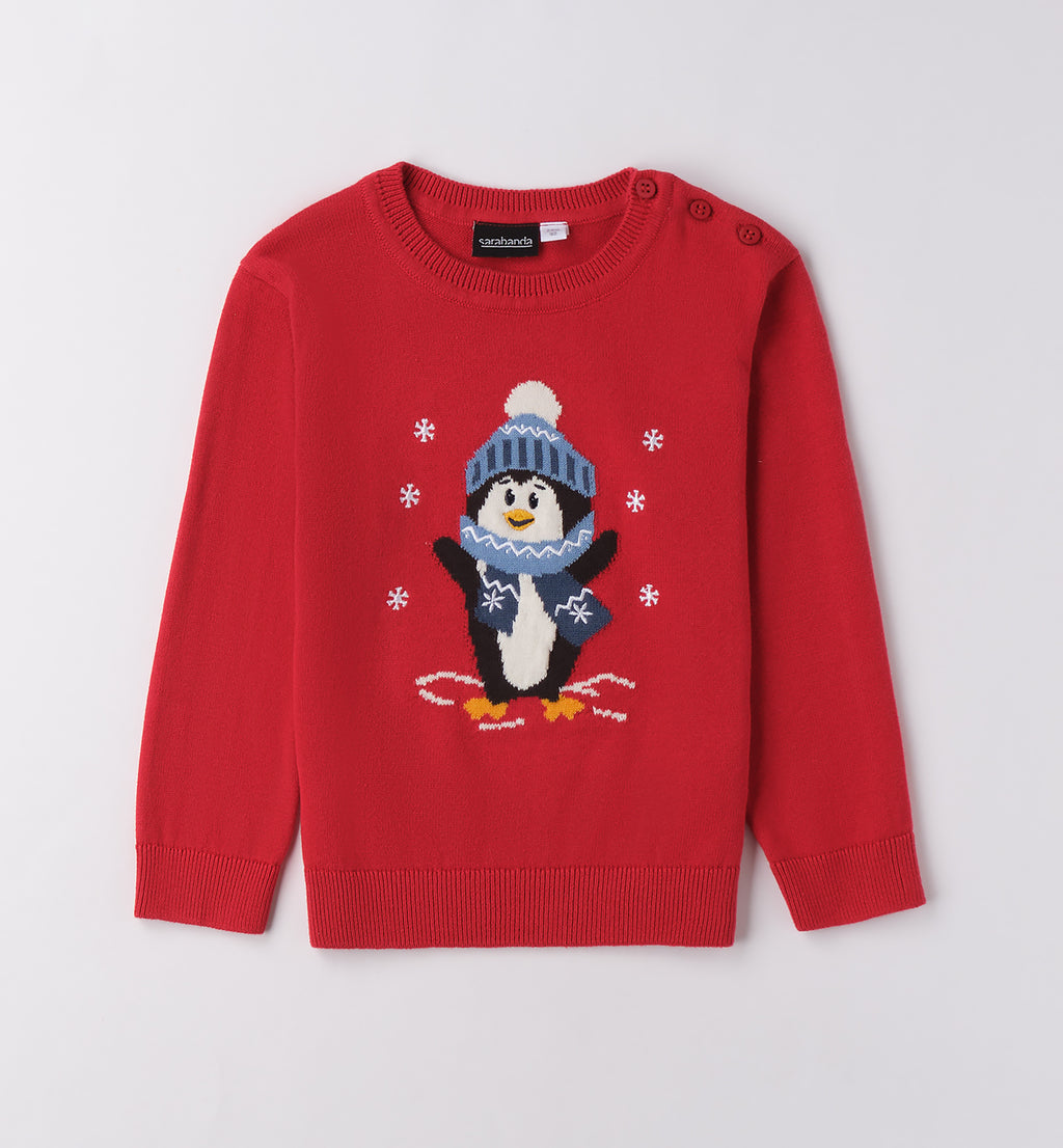 0F113 MAGLIONE BAMBINO NATALE