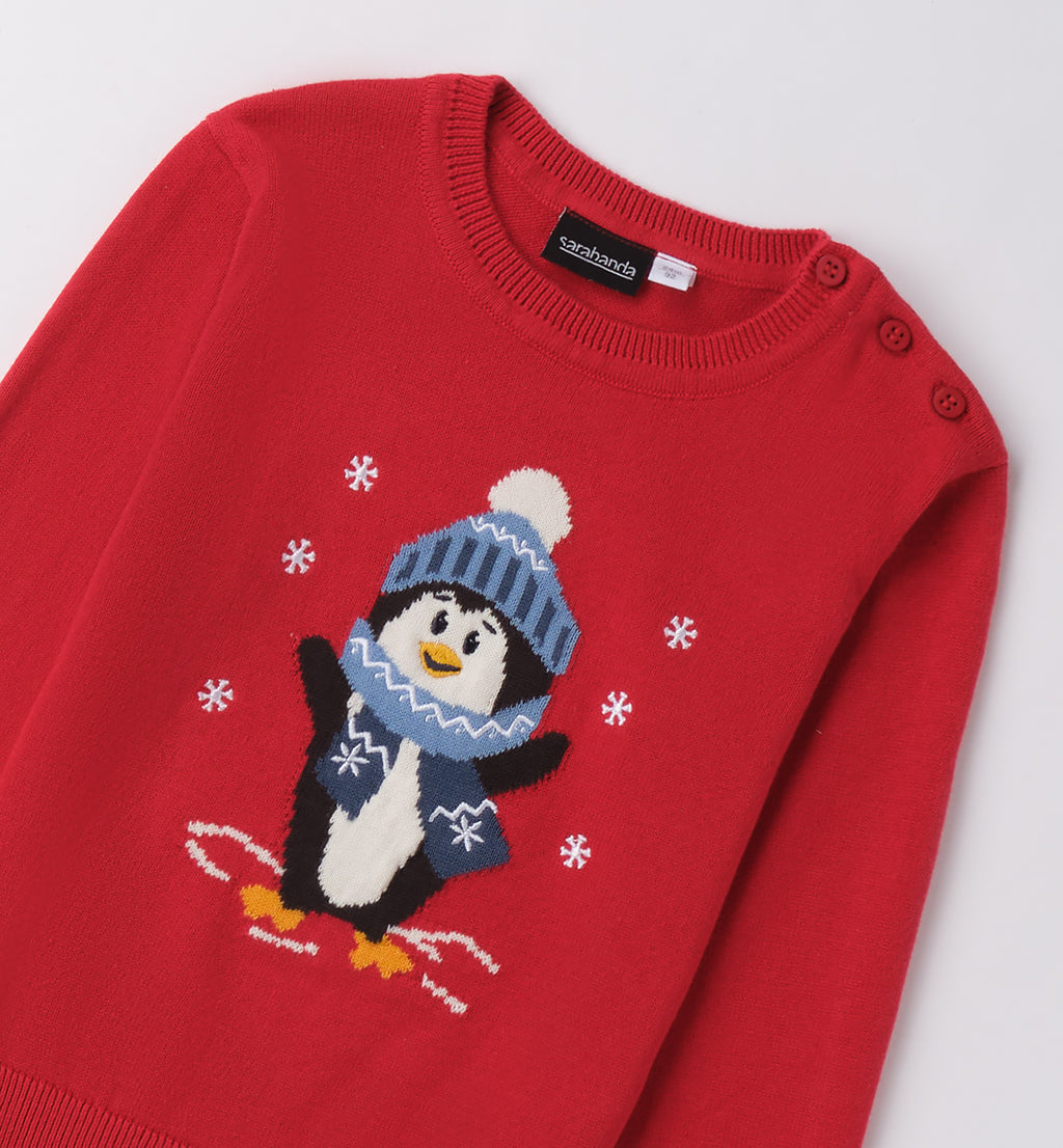 0F113 MAGLIONE BAMBINO NATALE