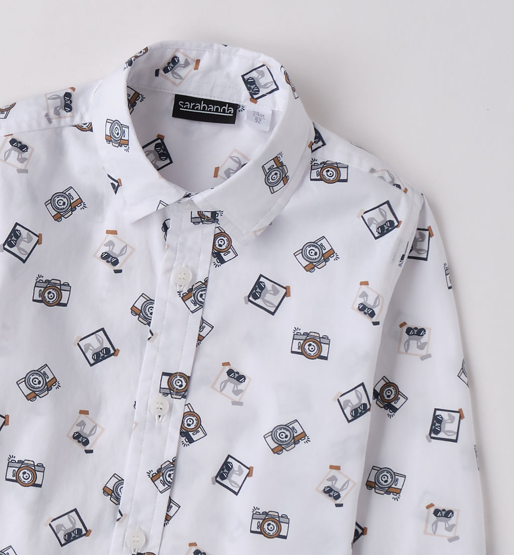 0F121 CAMICIA ML BAMBINO SARABANDA
