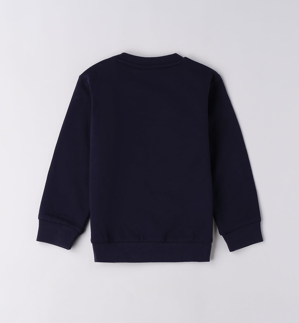 0F132 FELPA CHIUSA CON O SENZA CAPPUCCIO BAMBINO SARABANDA