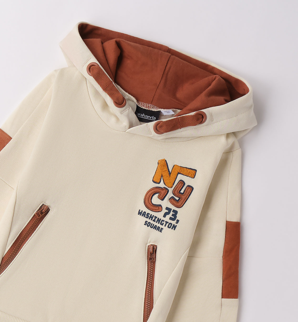 0F146 FELPA CHIUSA CON O SENZA CAPPUCCIO BAMBINO SARABANDA