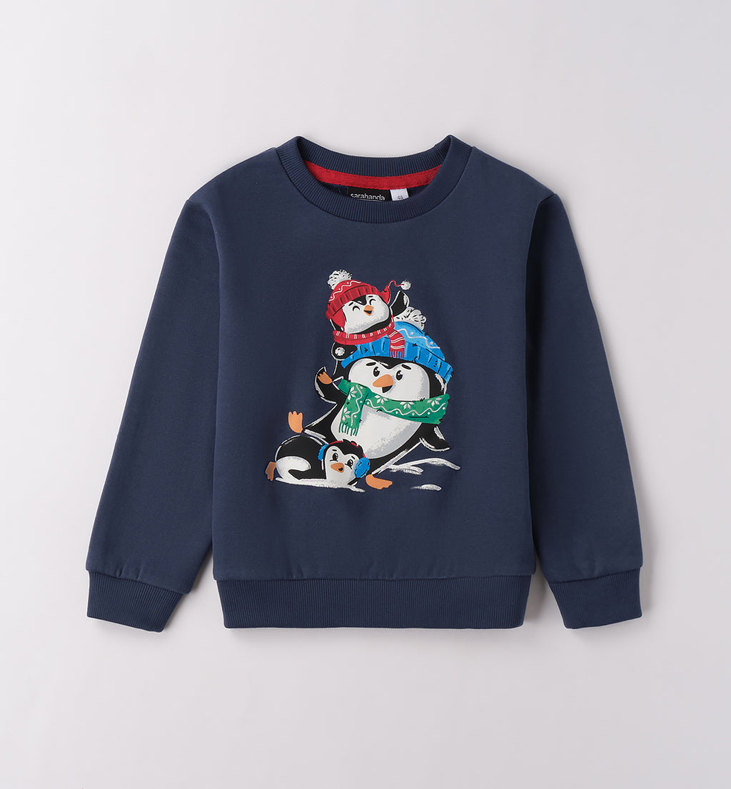 0F154 FELPA NATALE BAMBINO SARABANDA