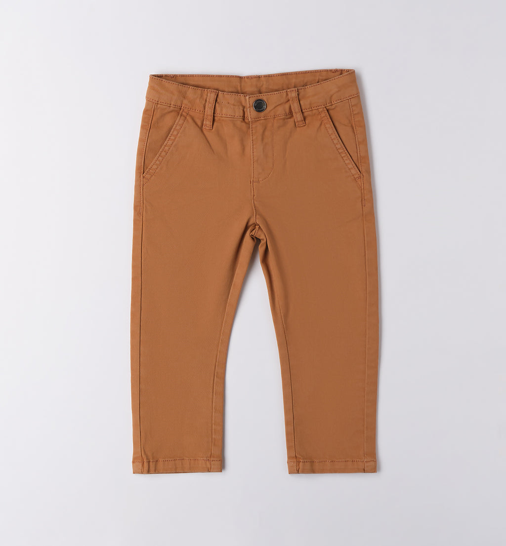0F160 PANTALONE TESSUTO NAVETTA LUNGO BAMBINO SARABANDA