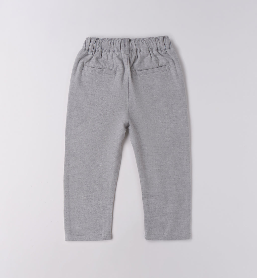 0F162 PANTALONE TESSUTO NAVETTA LUNGO BAMBINO SARABANDA