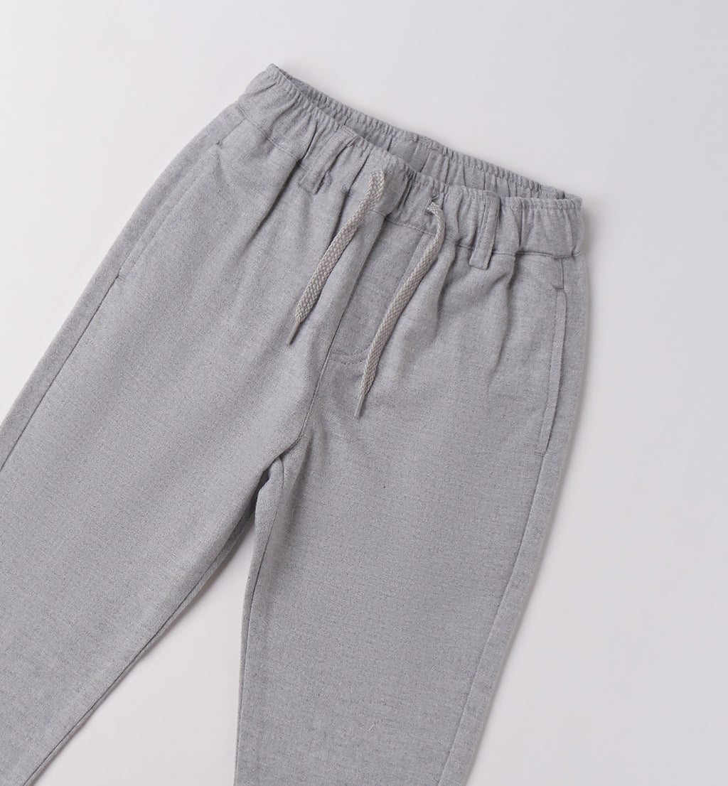 0F162 PANTALONE TESSUTO NAVETTA LUNGO BAMBINO SARABANDA