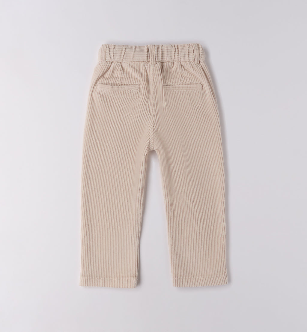 0F172 PANTALONE TESSUTO NAVETTA LUNGO BAMBINO SARABANDA